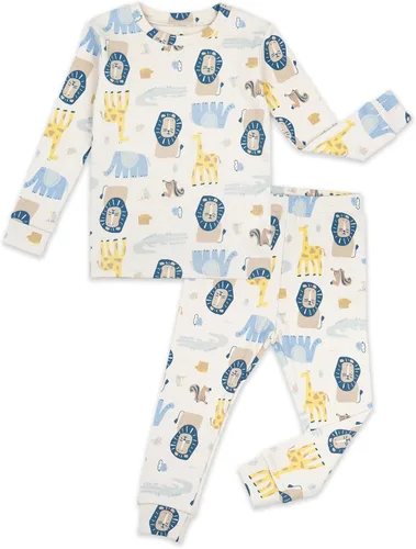Vista 12 de moimoln Sibling Matching 6M-8Y Pijamas de algodón suave y cálido de modal con mangas largas de personaje, ajustados, para dormir todos los días