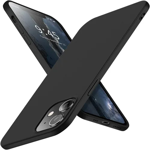 X-level Funda compatible con iPhone 12/iPhone 12 Pro, ultrafina, suave, flexible, de poliuretano termoplástico, acabado mate, agarre delgado, funda