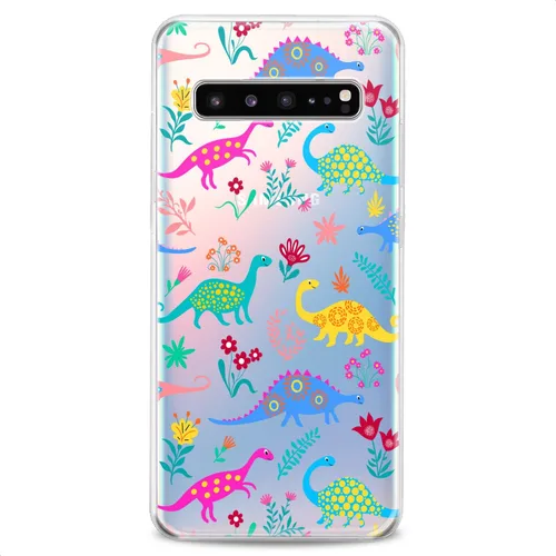 Vista 4 de Funda compatible con Samsung S24 S23 FE S22 Plus S21 Ultra S20+ S10 Note 20 S10e S9 Slim Fit Animales Cute Girls Women Flexible Silicona Print