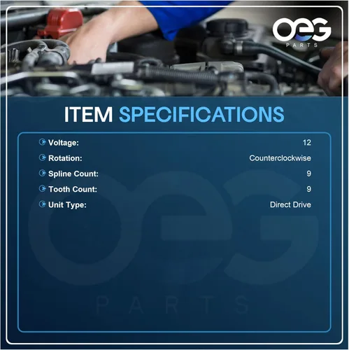 Vista 3 de OEG Parts Arrancador nuevo Compatible con Yamaha 350 Raptor, Big Bear, Warrior, Kodiak seleccionados 1987-2013 1UV8180050, 1UY8180051, 1UY8189000