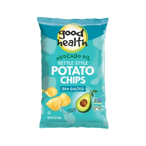 Vista 12 de Good Health Chips de barbacoa estilo hervidor de aceite de aguacate, bolsa de 5 onzas (4 bolsas)