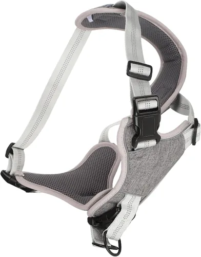 Vista 2 de Adjustable No Pull Dog Harness, Reflective Chest and Back Vest Harness for Medium and Large Dogs, Padded Anti Pull Outdoor Walking Harness with 360°