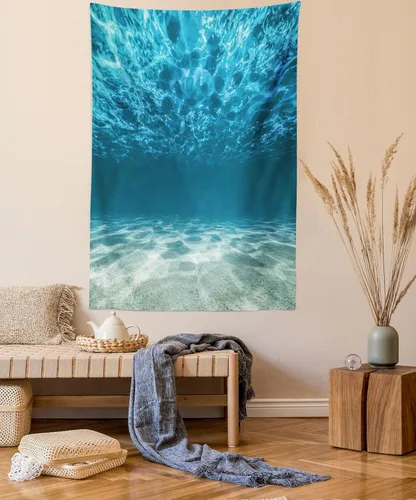 Vista 41 de Ambesonne Tapiz étnico, atrapasueños de estilo bohemio con ilustraciones de plumas y floretes, colgante de pared para dormitorio, sala de estar