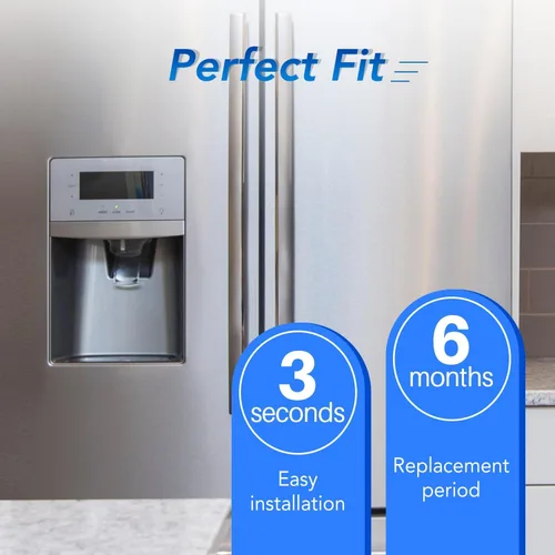 Vista 7 de ICEPURE RFC6600A compatible con filtro de agua para refrigerador EDR3RXD1, 4396841, Everydrop Filter 3, 4396710, Kenmore 9030, 9083, 46-9083