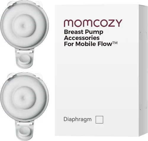Vista 12 de Momcozy Extractor de leche portátil, flujo móvil mejorado manos libres M9, control discreto de aplicación con múltiples modos personalizados y 15