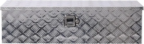 Caja de herramientas para camión de 39 pulgadas, caja de herramientas de aluminio resistente al agua con cerradura y llaves, caja de herramientas de