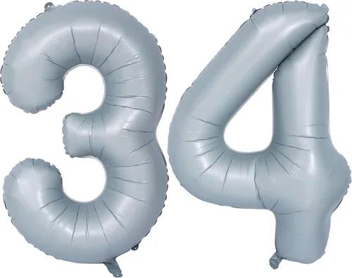 Vista 92 de Globos de 40 pulgadas con números de caramelo, papel de aluminio de helio, globos de látex de Mylar para fiesta de cumpleaños, decoración digital 0