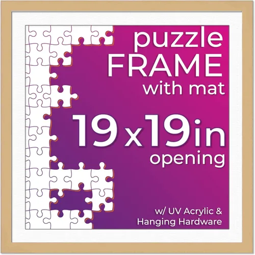 Vista 18 de Poster Palooza Kit de marco de rompecabezas de 11.25 x 38.25 pulgadas. El kit incluye hojas de pegamento para rompecabezas, marco de rompecabezas