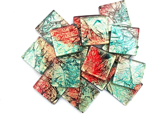 Vista 20 de Milltown Merchants Azulejo de mosaico de lámina de 3/4 de pulgada (0.787 in), 1 libra (bolsa de 16 onzas) (1 libra, rosa)