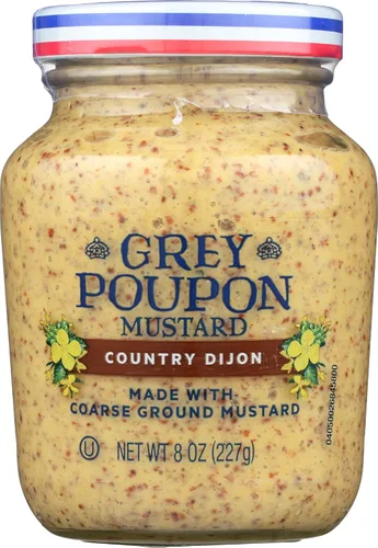 COUNTRY TIME Grey Poupon Country Dijon Mostaza (tarro de 8 onzas) (00054400000405)