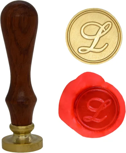 Vista 18 de Wax Seal Stamp Letter A-Z, Alphabet Initial Sealing Stamp for Christmas & Thanksgiving Cards, Wedding Invitation W-S-2 (Letter A)