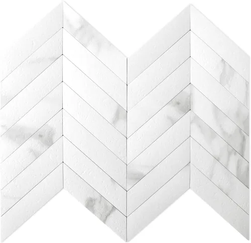 Vista 15 de DICOFUN 1 hoja de protector contra salpicaduras de color blanco y negro para cocina, PVC adhesivo en azulejos de pared contra salpicaduras