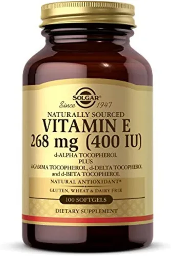 Mezcla de cápsulas blandas de vitamina E 400 IU (D-Alfa-tocoferol y tocoferol mixto), E3541, 1, 1