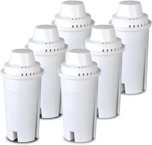 Reemplazos de filtro Brita Commercial Cool, filtros de agua de repuesto para jarra Brita estándar, dura hasta 60 galones, Certificado NSF, CCWFB6,