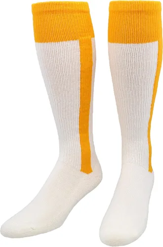 Vista 12 de TCK Calcetines de estribo de béisbol 2 en 1 Diseño clásico de punto Fabricado en Estados Unidos Negro