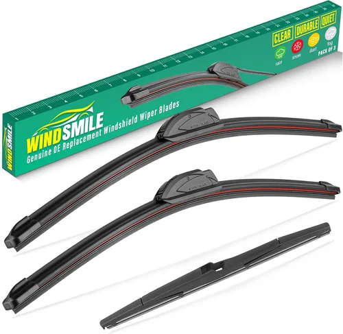 Vista 34 de 15" 15" 13" Juego de 3 limpiaparabrisas de repuesto para parabrisas para Jeep Wrangler 2007-2017 / Jeep Wrangler JK 2008-2018 limpiaparabrisas