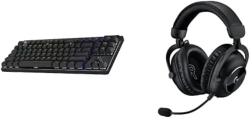 Vista 13 de Logitech G PRO X 60 Lightspeed - Teclado inalámbrico para juegos, ultra compacto TKL 60% mecánico para PC con Windows, LIGHTSYNC RGB, teclas PBT