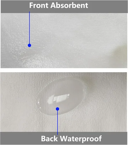 Vista 3 de Waterproof Pillow Protectors Standard 20x28 Inches 4 Pack with Zipper Fully Sealed Dust Moisture Sweat Proof Pillow Case Cover Protector Soft White