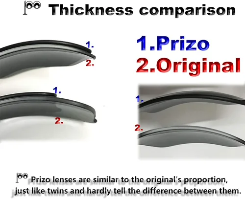 Vista 4 de Lentes de repuesto polarizadas para gafas de sol Oakley Reedmace OO9126