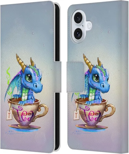 Vista 283 de Head Case Designs Officially Licensed Ruth Thompson Boba Tea Cup O Dragons Leather Wallet Case Compatible with Apple iPhone 7 Plus / 8 Plus