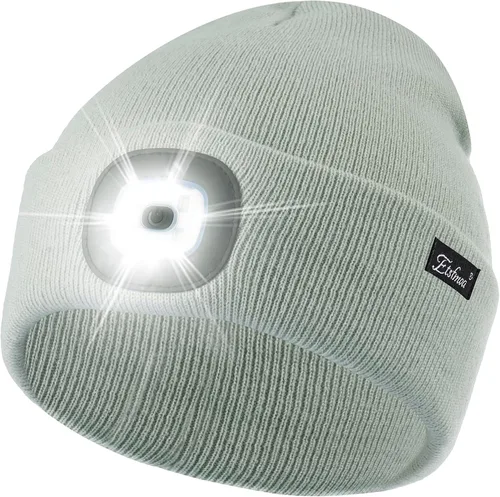 Vista 35 de Etsfmoa Gorro unisex con la luz, regalos para hombres, papá, padre, gorras recargables por USB