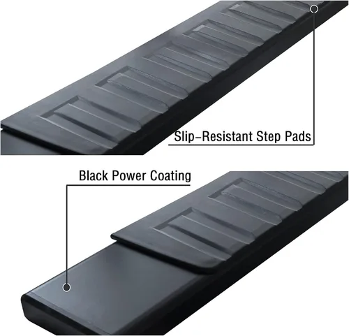 Vista 5 de Estribos de 6 pulgadas compatibles con Chevy Silverado/GMC Sierra 1500 2019-2025, Silverado/Sierra 2500HD 3500HD 2019-2025 Crew Cab