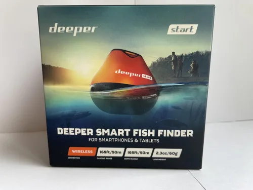 Vista 7 de Deeper Start Fish Finder - Portable and Depth Finder for Recreational Fishing from Dock, Shore, Bank or Kayak Castable Deeper Smart Sonar with