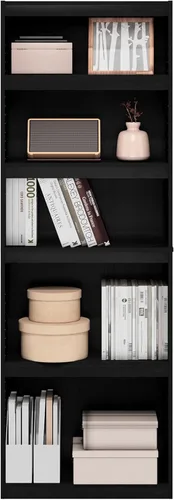 Vista 59 de Furinno Jaya Simply Home Librería abierta de 6 niveles, roble francés