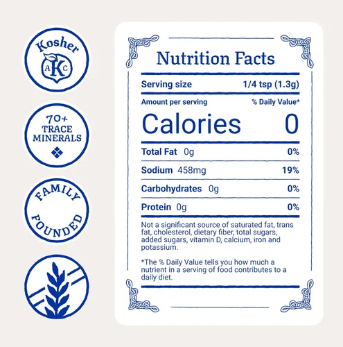 Vista 6 de Jarra Batidora de Sal Fina Molida del Mar Cético, 8 onzas