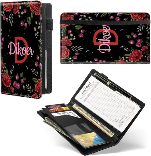 Vista 70 de Diseña Tus Propios Libros de Servicio con Nombre e Iniciales para Camareras, Dikoer Libro de Servicio de Camarero Personalizado con Nombre