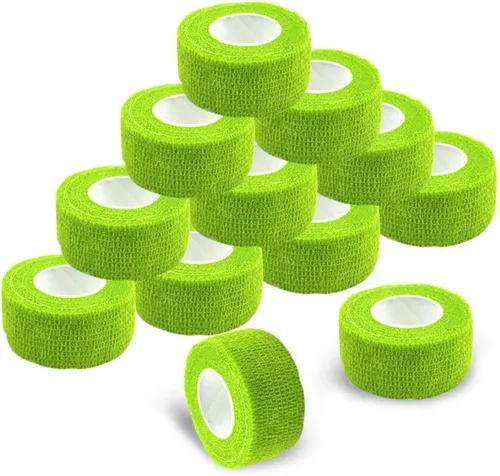 Vista 17 de Cinta adhesiva autoadherente, vendajes médicos cohesivos, flexibles, elásticos, atléticos, fuertes, cinta elástica de primeros auxilios