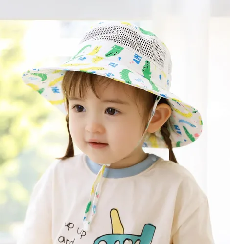 Vista 3 de Home Prefer - Sombrero para sol para niños con UPF50 + Safari, transpirable, sombrero de verano, para juego.