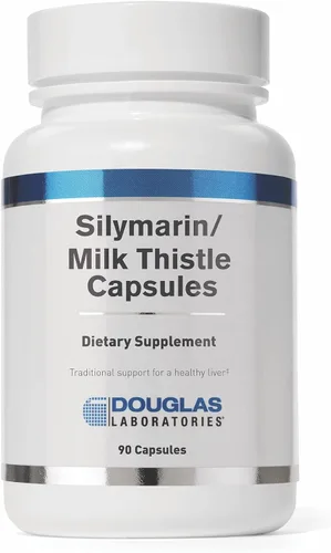 Douglas Laboratories Cápsulas de silimarina/cardo mariano | 150 mg de extracto de cardo mariano | 90 cápsulas