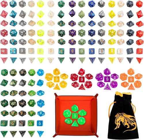 25 juegos de dados DND dados poliédricos dados de mazmorras y dragones dados para rodar para juegos de rol MTG juegos de mesa dados al por mayor con