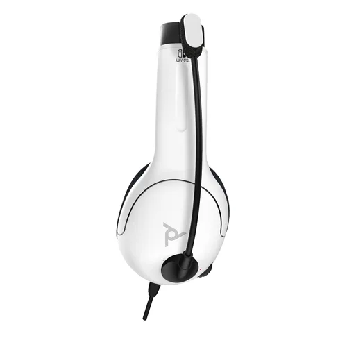 Vista 8 de PDP Gaming LVL40 Stereo Headset with Mic for Switch OLED - Noise Cancelling Microphone - Black White - Nintendo Switch