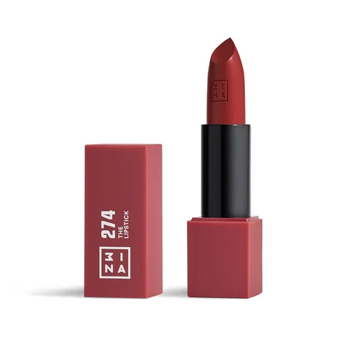 Vista 7 de 3INA The Lipstick - Lápiz labial hidratante para mujer, acabado satinado semimate con 5 horas de uso prolongado, altamente pigmentado y cómodo