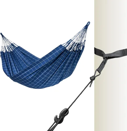 Vista 11 de LA SIESTA Brisa Hamaca Clásica, Hecha a Mano, Resistente a la Intemperie, Resistente a Desgarros para Relajación Interior y Exterior, Tamaño-King