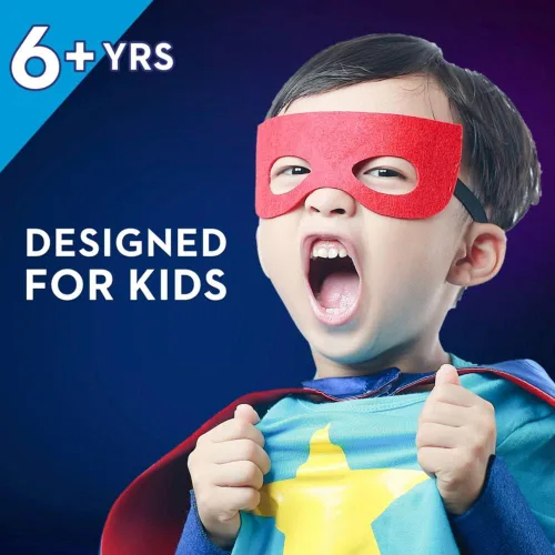 Vista 5 de Oral-B Cross Action Cepillo de dientes para niños, cerdas suaves, a partir de 6 años, 1 unidad