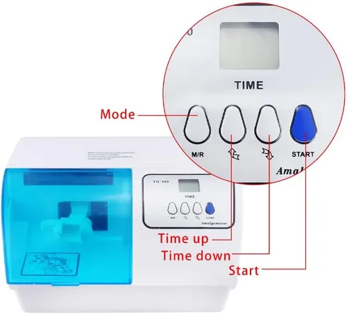 Vista 7 de Superdental Mezcladores dentales 110V de la cápsula del mezclador de la amalgamadora de DB-338 Digitaces