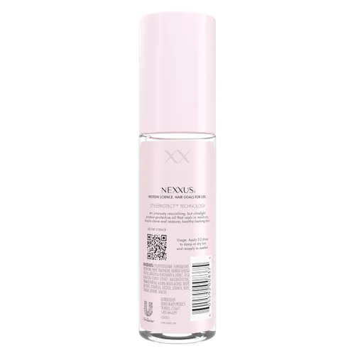 Vista 2 de Nexxus Aceite para el cabello ultraligero para reparar y nutrir para una nutrición intensa con tecnología StyleProtect y aceite de rosa de Jericó