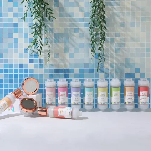 Vista 7 de [BU:NiO] Filtro de agua de ducha de vitamina familiar (rosa de boda)