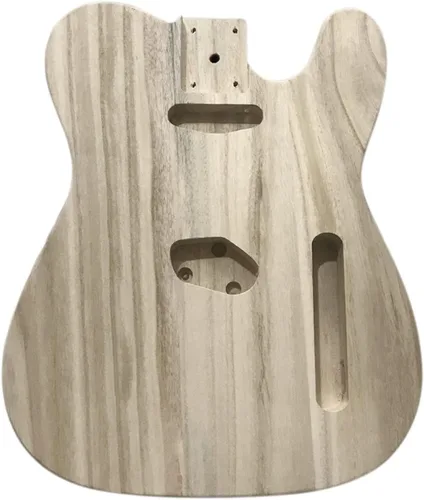 HUIOP Barril de guitarra, tipo madera pulida, barril de guitarra eléctrica, cuerpo de barril de guitarra de arce eléctrico para guitarra estilo TL