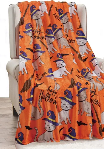 Vista 10 de Elegant Comfort Manta ligera estampada para sofá - Para todas las estaciones, ultra suave, acogedora y mullida - Mantas decorativas para sofá, Gracey