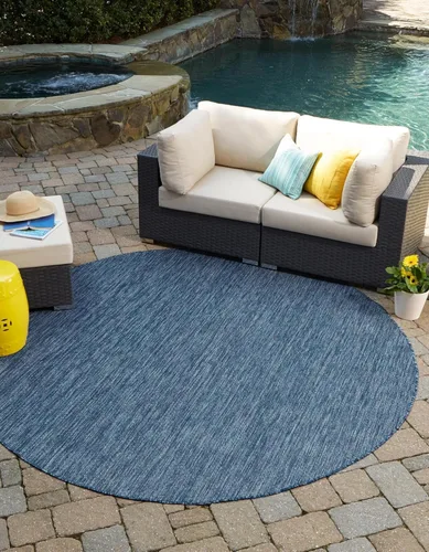 Vista 13 de Rugs.com Outdoor Solid Collection - Alfombra de pelo plano beige de 2 x 3 pulgadas, perfecta para entradas, cocinas, rincones de desayuno, piezas