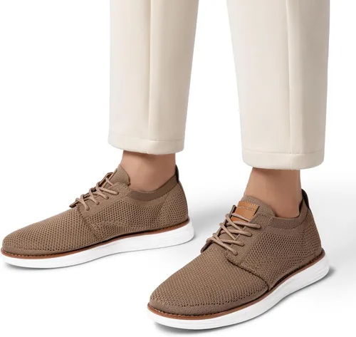 Vista 7 de Bruno Marc Zapatillas de malla para hombre Oxfords ligeras