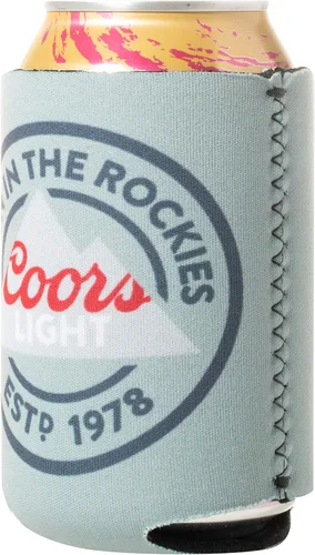 Vista 2 de Coors - Soporte para latas de bebidas ligeras con licencia oficial de neopreno, funda para enfriar cerveza (1)