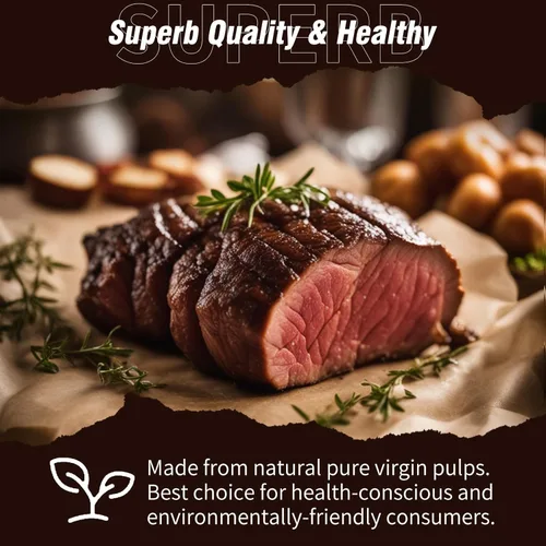 Vista 4 de YRYM HT Rollo de papel de carnicero marrón para ahumador, papel de regalo marrón natural de grado alimenticio para pechugas de barbacoa, ahumar