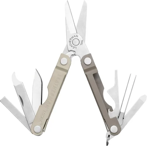 Vista 17 de LEATHERMAN, Micra, Multiherramienta de llavero con herramientas de aseo, Mini navaja de bolsillo para uso diario (EDC), Pasatiempos y actividades al