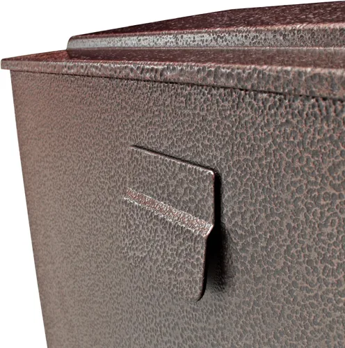 Vista 13 de Mail Boss 7174 Townhouse, buzón de seguridad decorativo con bloqueo de montaje en pared de bronce para el hogar, mediano