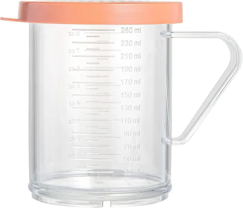 Vista 11 de Restaurantware RW Base - Mezclador de especias de plástico transparente de 10 onzas, 1 coctelera reutilizable para frotar en seco, incluye tapa